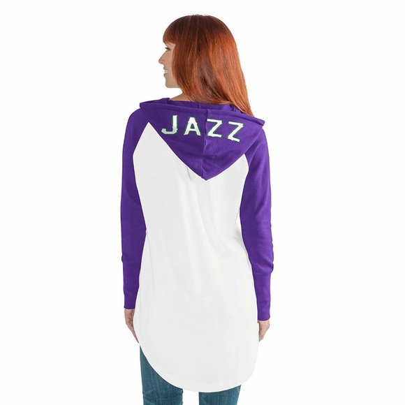 GIII For Her New Orleans Jazz All Division Hoody - Picture 2 of 4